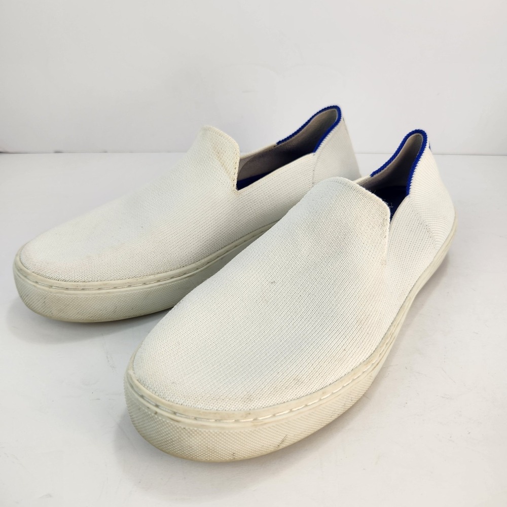 Rothy's The Original Women's Slip-On Bright White Casual Sneakers Size 8